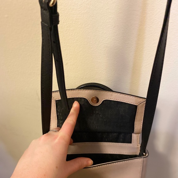 Kate Spade Laurel Way Mini Alisanne Crossbody Bag In Blackalmondine. - Picture 3 of 5